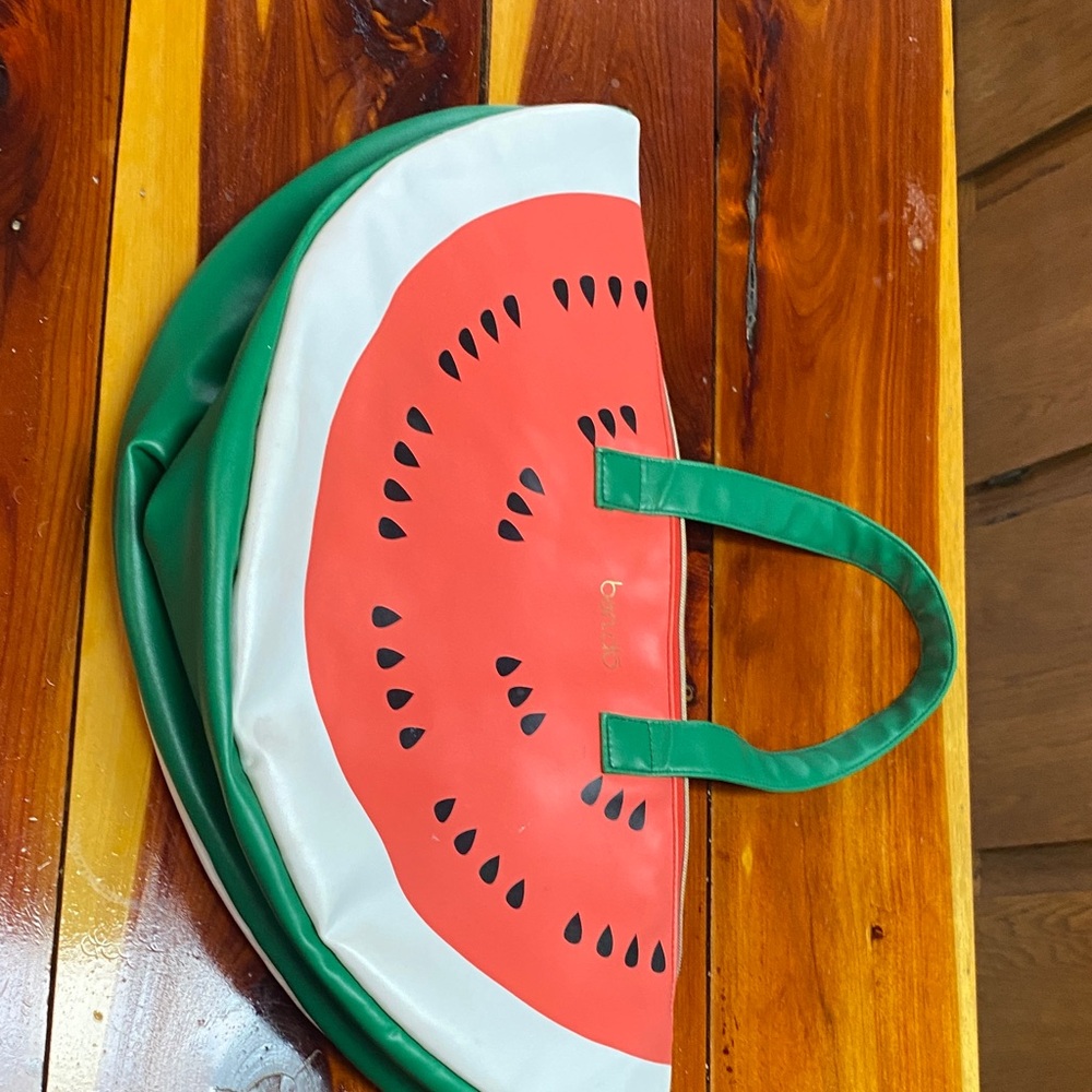 ban.do Watermelon Slice Cooler Tote with Green Handles Holds 42 Pounds BB1